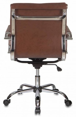 Кресло руководителя Бюрократ CH-993-LOW/BROWN коричневый в Когалыме - kogalym.ok-mebel.com | фото 4
