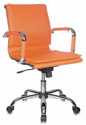 Кресло руководителя Бюрократ CH-993-LOW/ORANGE оранжевый в Когалыме - kogalym.ok-mebel.com | фото