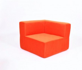 Кресло-угловое-модуль бескаркасное Тетрис 30 (Оранжевый) в Когалыме - kogalym.ok-mebel.com | фото