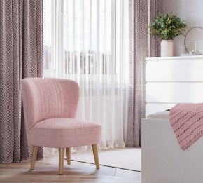 Кресло Унельма светло-розовый, ткань рогожка в Когалыме - kogalym.ok-mebel.com | фото 3
