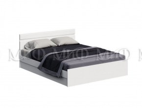 НЭНСИ NEW Кровать 1,4 м (Белый глянец холодный/Белый) в Когалыме - kogalym.ok-mebel.com | фото 1