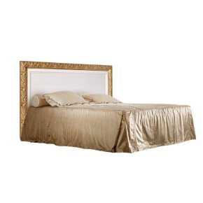 Кровать 2-х спальная (1,4 м)Тиффани штрих-лак/золото с подъемным механизмом (ТФКР140-2[7]) в Когалыме - kogalym.ok-mebel.com | фото