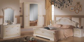 Кровать 2-х спальная 1600*2000, Ирина, изголовье ЛДСП (08.116) *без основания (дерево, беж) в Когалыме - kogalym.ok-mebel.com | фото 2