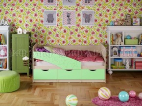 Кровать Бабочки (Салатовый матовый) 1600 в Когалыме - kogalym.ok-mebel.com | фото