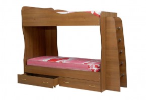 Кровать детская 2-х ярусная Юниор-1 (800*2000) ЛДСП в Когалыме - kogalym.ok-mebel.com | фото