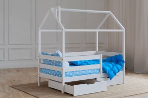 Кровать-домик 80*160 Белый в Когалыме - kogalym.ok-mebel.com | фото 3