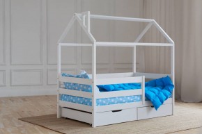 Кровать-домик 80*160 Белый в Когалыме - kogalym.ok-mebel.com | фото 4