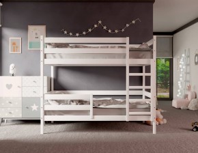 Кровать двухъярусная без крыши 80*160 Белый в Когалыме - kogalym.ok-mebel.com | фото 2
