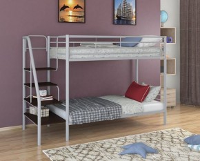 Кровать двухъярусная "Толедо" Серый/Венге в Когалыме - kogalym.ok-mebel.com | фото