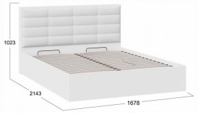 Кровать двуспальная Агата с ПМ Тип 1 в Когалыме - kogalym.ok-mebel.com | фото 4