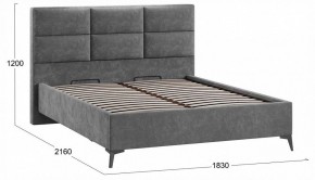 Кровать двуспальная Делана с ПМ Тип 1 в Когалыме - kogalym.ok-mebel.com | фото 3