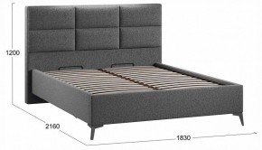 Кровать двуспальная Делана с ПМ Тип 1 в Когалыме - kogalym.ok-mebel.com | фото 3