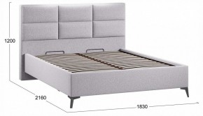 Кровать двуспальная Делана с ПМ Тип 1 в Когалыме - kogalym.ok-mebel.com | фото 4