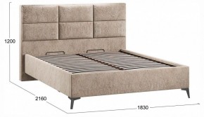 Кровать двуспальная Делана с ПМ Тип 1 в Когалыме - kogalym.ok-mebel.com | фото 4