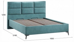Кровать двуспальная Делана с ПМ Тип 1 в Когалыме - kogalym.ok-mebel.com | фото 4