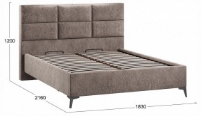 Кровать двуспальная Делана с ПМ Тип 1 в Когалыме - kogalym.ok-mebel.com | фото 4