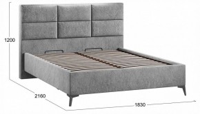 Кровать двуспальная Делана с ПМ Тип 1 в Когалыме - kogalym.ok-mebel.com | фото 4