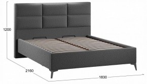 Кровать двуспальная Делана с ПМ Тип 1 в Когалыме - kogalym.ok-mebel.com | фото 4