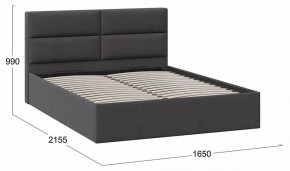 Кровать двуспальная Глосс с ПМ Тип 1 в Когалыме - kogalym.ok-mebel.com | фото 4