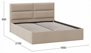 Кровать двуспальная Глосс с ПМ Тип 1 в Когалыме - kogalym.ok-mebel.com | фото 4