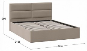 Кровать двуспальная Глосс с ПМ Тип 1 в Когалыме - kogalym.ok-mebel.com | фото 4