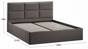 Кровать двуспальная Стелла с ПМ Тип 1 в Когалыме - kogalym.ok-mebel.com | фото 4