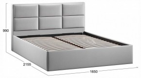 Кровать двуспальная Стелла с ПМ Тип 1 в Когалыме - kogalym.ok-mebel.com | фото 3