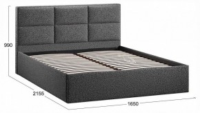 Кровать двуспальная Стелла с ПМ Тип 1 в Когалыме - kogalym.ok-mebel.com | фото 4