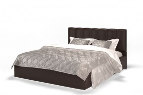 Кровать Элен 1600 + основание с ПМ (Лесмо brown) коричневый в Когалыме - kogalym.ok-mebel.com | фото