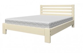 ВЕРОНИКА Кровать из массива 900 (Слоновая кость) в Когалыме - kogalym.ok-mebel.com | фото