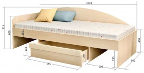 Кровать Изгиб в Когалыме - kogalym.ok-mebel.com | фото 2