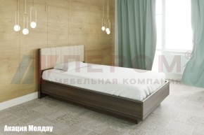 Кровать КР-1012 с мягким изголовьем в Когалыме - kogalym.ok-mebel.com | фото