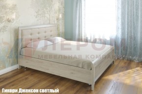 Кровать КР-2033 с мягким изголовьем в Когалыме - kogalym.ok-mebel.com | фото
