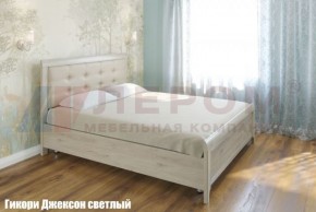 Кровать КР-2034 с мягким изголовьем в Когалыме - kogalym.ok-mebel.com | фото