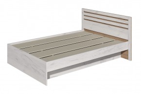 Кровать Лиана 1.4 (Дуб Крафт Белый/Дуб Крафт Золотой) в Когалыме - kogalym.ok-mebel.com | фото