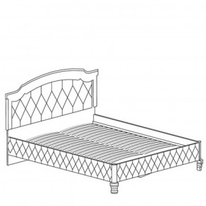 Кровать с обивкой №490 Марлен (1800) Кремовый белый в Когалыме - kogalym.ok-mebel.com | фото 2