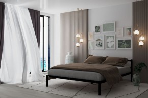 Кровать Мета с матрасом 1400 (черный) в Когалыме - kogalym.ok-mebel.com | фото 2