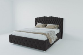 Кровать Нягань с ПМ 1200 (экокожа кольт ч) в Когалыме - kogalym.ok-mebel.com | фото 2