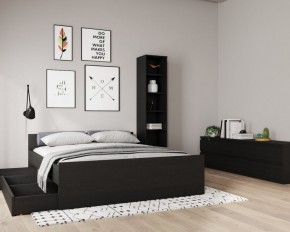 Кровать ОРИОН двухспальная с ортопедическим основанием 160х200, цвет Дуб Венге в Когалыме - kogalym.ok-mebel.com | фото 3