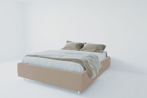 Кровать Подиум с ПМ 1200 (велюр серый) в Когалыме - kogalym.ok-mebel.com | фото