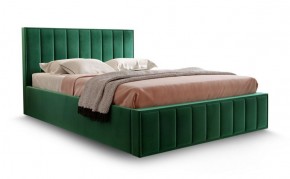 Кровать "Вена" 1600 СТАНДАРТ Вариант 1 Мора зеленый + бельевой ящик с кроватным основанием и подъемным механизмом в Когалыме - kogalym.ok-mebel.com | фото