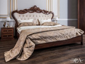 Кровать с мягким изголовьем Афина 1600 (караваджо) в Когалыме - kogalym.ok-mebel.com | фото