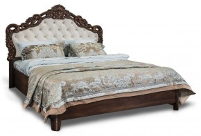 Кровать с мягким изголовьем "Патрисия", ламели (1600) караваджо в Когалыме - kogalym.ok-mebel.com | фото