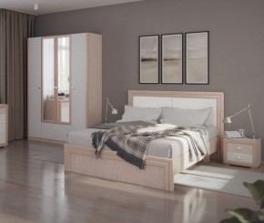 Кровать 1.6 Глэдис М31 с настилом и мягкой частью (ЯШС/Белый) в Когалыме - kogalym.ok-mebel.com | фото 4