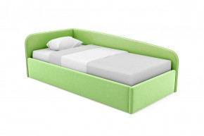 Кровать угловая Лэсли интерьерная +основание (90х200) 5 кат. ткани в Когалыме - kogalym.ok-mebel.com | фото