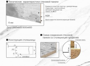 Кухонный фартук со столешницей (А-01) в едином стиле (3050 мм) в Когалыме - kogalym.ok-mebel.com | фото 7