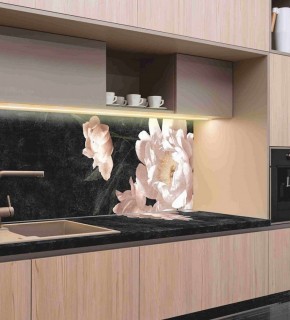 Кухонный фартук со столешницей (А-05) в едином стиле (3050 мм) в Когалыме - kogalym.ok-mebel.com | фото 1