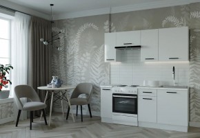 Кухонный гарнитур Белый Глянец 1800 (Стол. 38мм) в Когалыме - kogalym.ok-mebel.com | фото