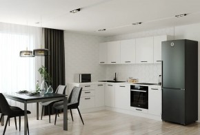 Кухонный гарнитур Белый Глянец 2600*1600 (Стол. 26мм) в Когалыме - kogalym.ok-mebel.com | фото