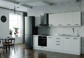 Кухонный гарнитур Белый Глянец 2800 (Стол. 38мм) в Когалыме - kogalym.ok-mebel.com | фото